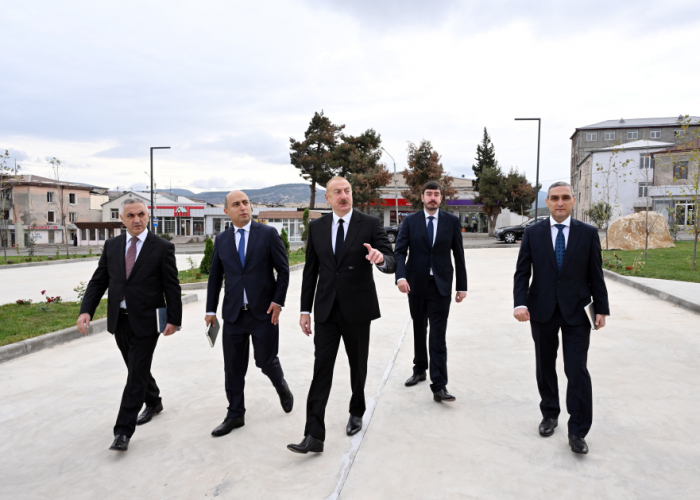  President Ilham Aliyev attends inauguration of renovated Garabagh University 