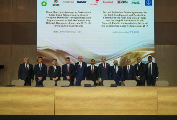 Azeri-Chirag-Deepwater Gunashli non-associated gas deal signed