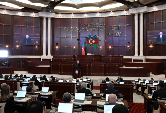   Azerbaijani President highlighted certain challenges facing the country as he addressed Milli Majlis  