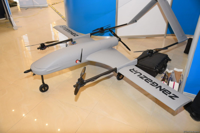  Azerbaijan puts homegrown Zangezur UAV on display 