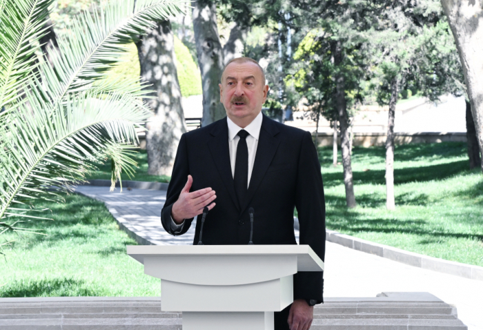  President Ilham Aliyev speaks about deportations of Azerbaijanis 