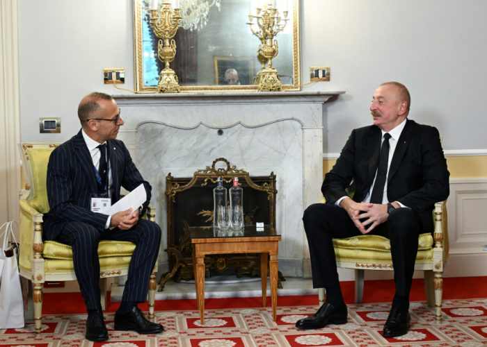 Azerbaijani President meets with CEO of Italy