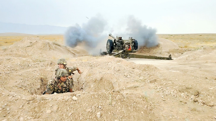   Artillery units of Azerbaijan