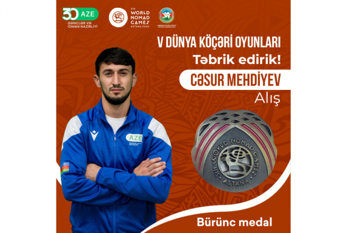 Azerbaiyán logra otra medalla en los Juegos Mundiales Nómadas