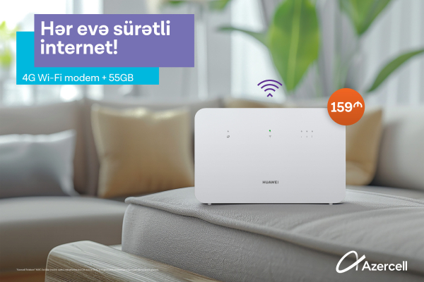 "Azercell" yeni Wi-Fi cihazını təqdim edir