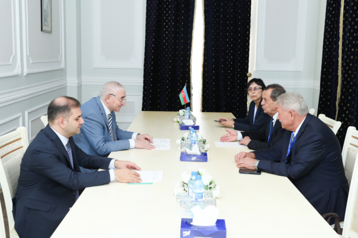 Azerbaijan’s CEC Chairman meets his Uzbek counterpart