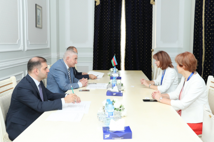 Azerbaijan’s CEC Chairman meets with Bulgarian counterpart