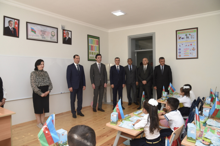   School building constructed by Heydar Aliyev Foundation in Baghirli village of Shamakhi commissioned  