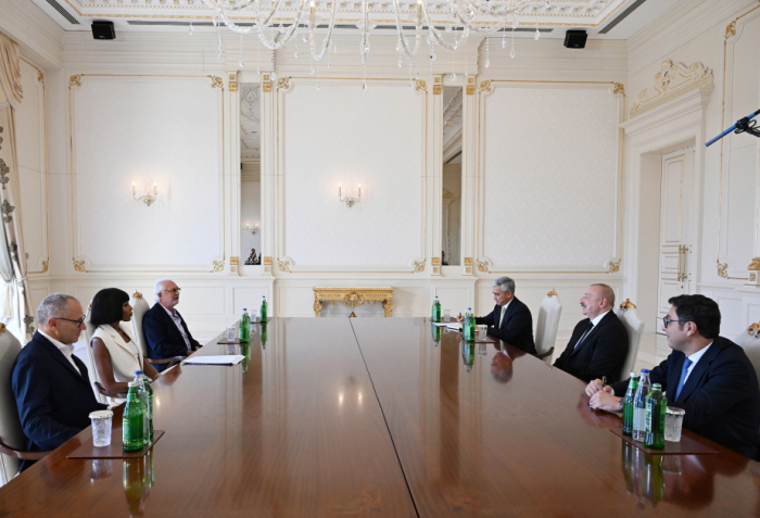  President Ilham Aliyev received President and Chief Executive Officer, consultant of Formula 1, and British supermodel 