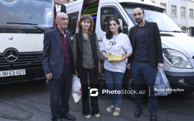  El primer grupo de ex desplazados internos partió hacia Jebrayil 