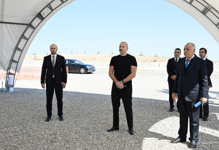  Déplacement du président Ilham Aliyev dans la région de Djabraïl - Mise à Jour