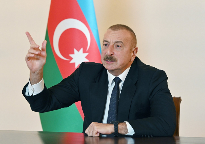   President Ilham Aliyev: Armenia has engaged in dangerous games  