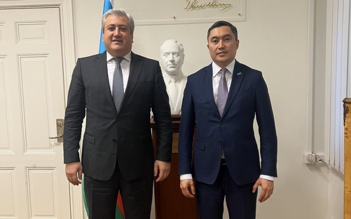 Azerbaijani ambassador to Sweden meets with Kazakh counterpart