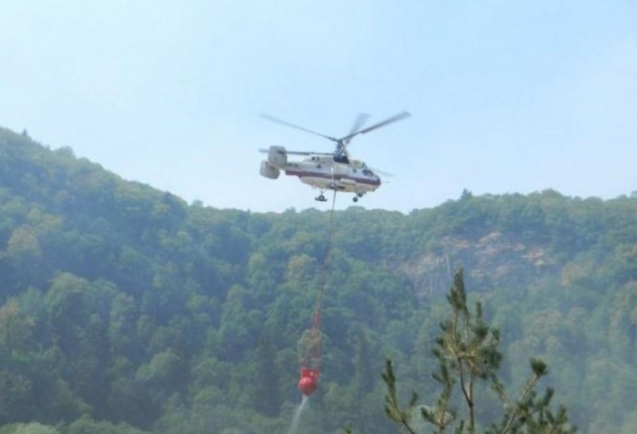 Azerbaijan MES continues its firefighting operations in Türkiye