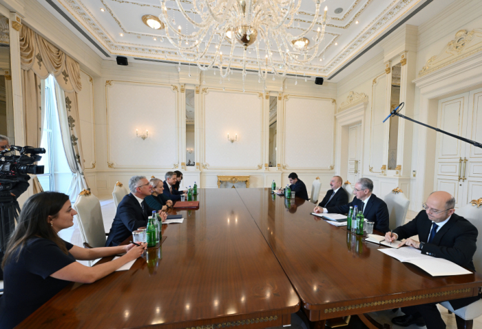   President Ilham Aliyev receives UK Minister for Climate  