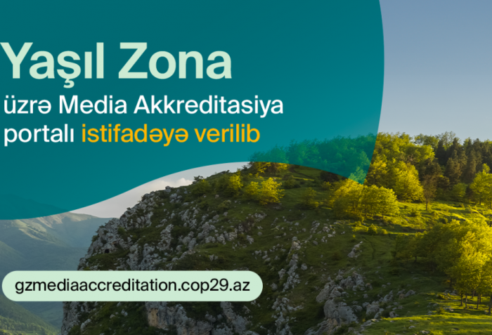 Media accreditation portal for COP29 Green Zone launched