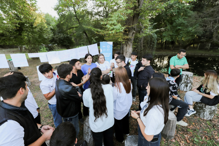   Leyla Aliyeva and Arzu Aliyeva visit youth environmental camp in Gabala  