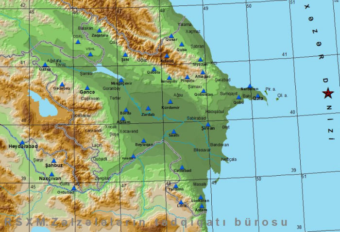 Magnitude 3.8 quake hits Caspian Sea