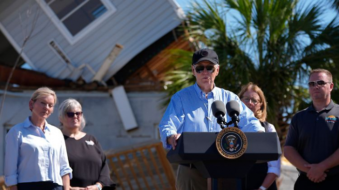   Biden macht sich ein Bild von den Schäden in Florida  