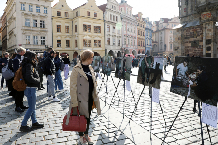   Prague exhibitions highlight stories of victims of Armenia’s mine terrorism  