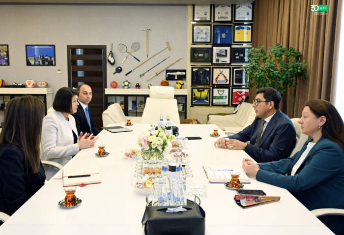 Azerbaijan`s Minister of Youth and Sports meets President of International Ski Mountaineering Federation