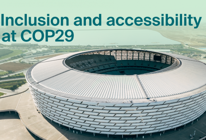 Accessible infrastructure at COP29 for inclusive participation