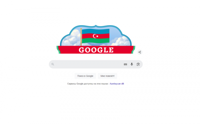 Google honors Azerbaijan's Independence Restoration Day with special doodle