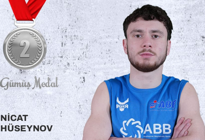 Azerbaijani boxer wins silver medal at European Championships in Bulgaria