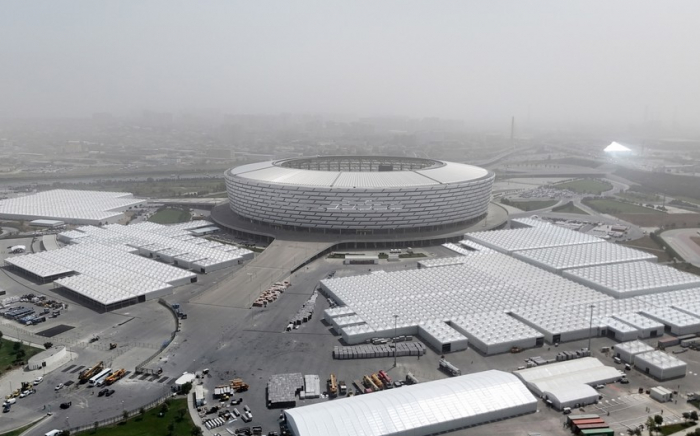   95 % der „Blauen Zone“ im Baku-Olympiastadion sind fertiggestellt  