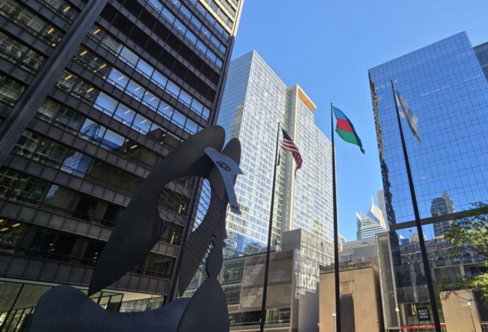  La bandera de Azerbaiyán fue izada en Chicago 