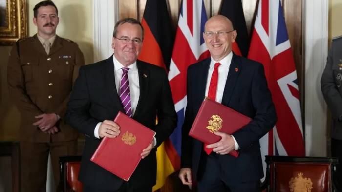 Britain and Germany sign new defence agreement