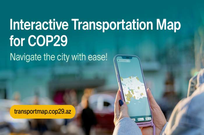 Digital Transport Map launched for COP29