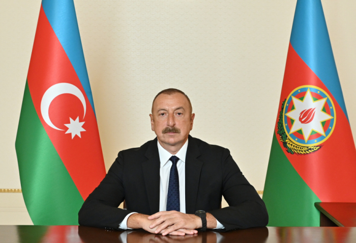  Präsident Ilham Aliyev teilt Beitrag zum Jahrestag der Befreiung Gubadlis 