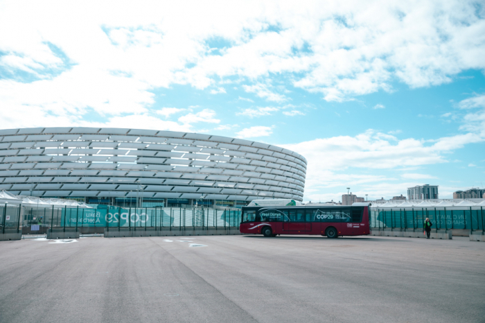 Transportation management monitoring at COP29 venue