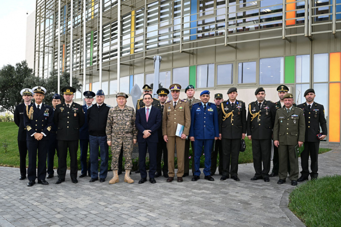 Military attachés visit Baku International Sea Trade Port