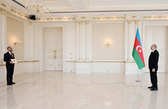 President Ilham Aliyev receives credentials of incoming ambassadors of several countries