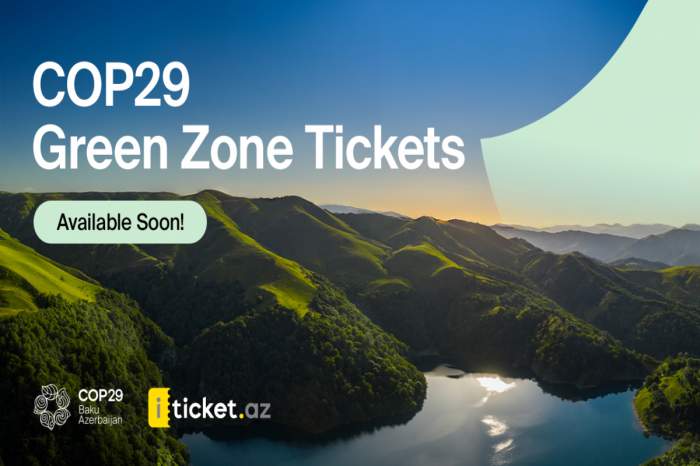 COP29 Green Zone tickets available soon