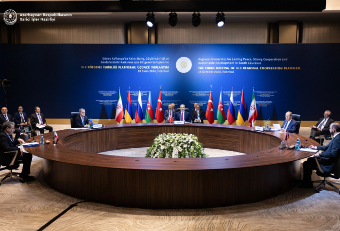   Joint Declaration of meeting of 3+3 South Caucasus Regional Cooperation Platform adopted in İstanbul  