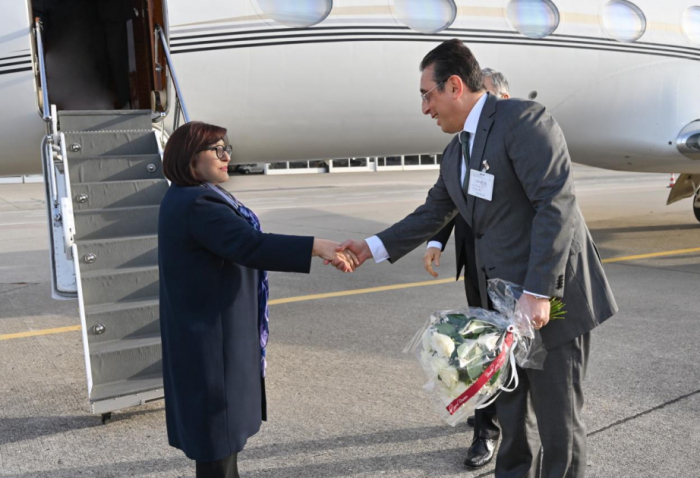 Presidenta de Milli Majlis llegó en una visita a Suiza