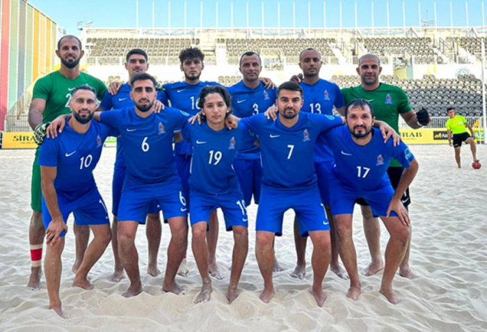 La selección de Azerbaiyán derrotó a Inglaterra en el fútbol playa