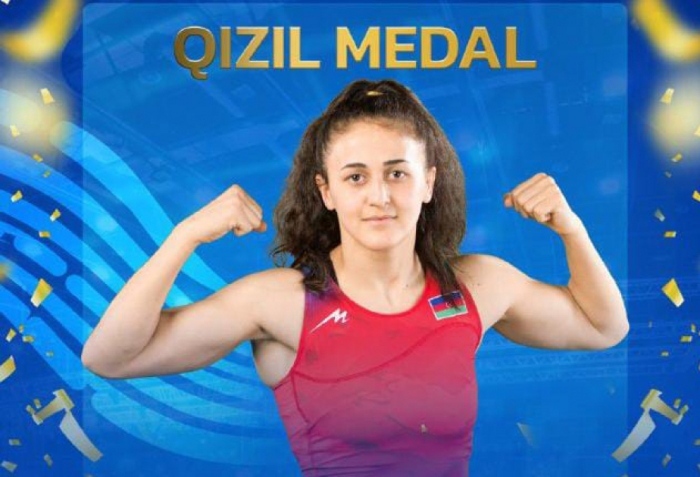   La luchadora azerbaiyana se proclama campeona del mundo  