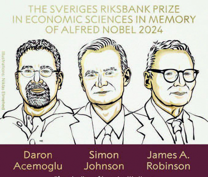    İqtisadiyyat üzrə 2024-cü ilin Nobel mükafatı laureatları məlum olub  
   