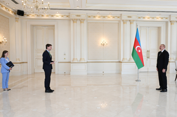  President Ilham Aliyev receives credentials of ambassadors of several countries 