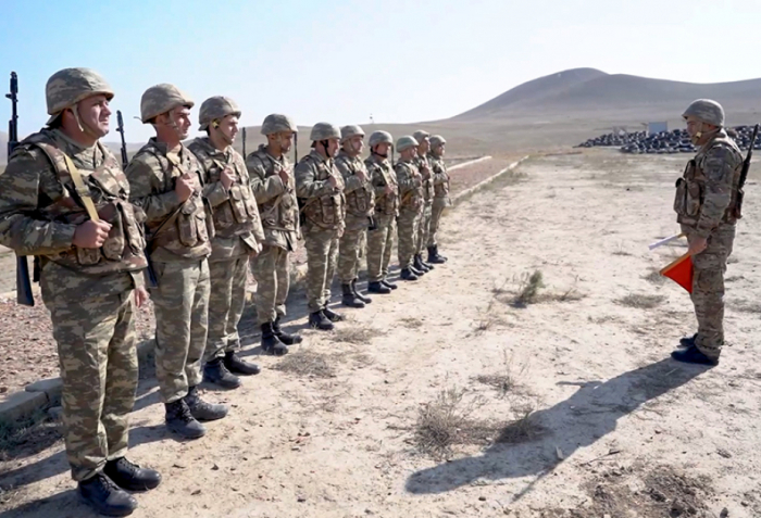   Reservists conduct practical shooting from firearms - Azerbaijani MoD  