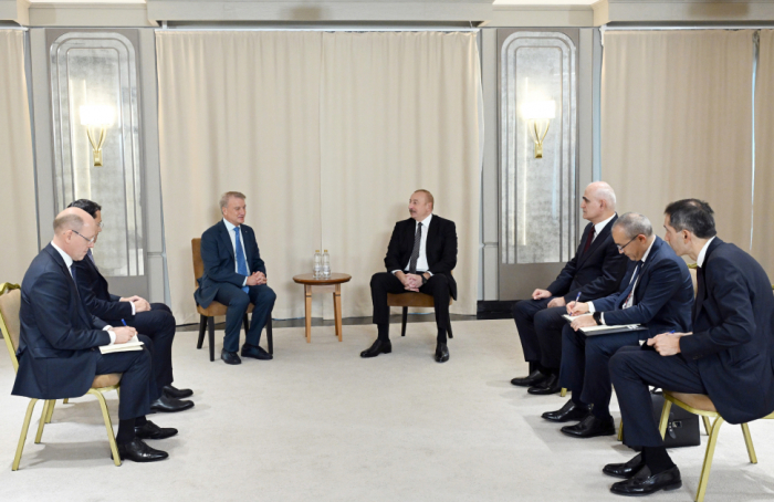  President Ilham Aliyev meets Sberbank chairman 