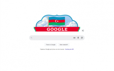  Google dedicó un “doodle” al Día de la Restauración de la Independencia de Azerbaiyán 