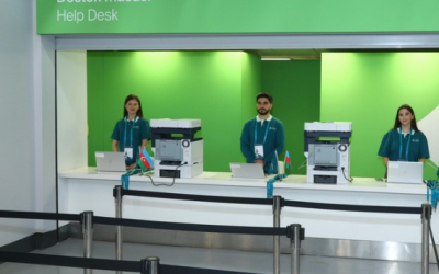  En Bakú tuvo lugar la inauguración del Centro de acreditación y expedición de uniformes COP29 