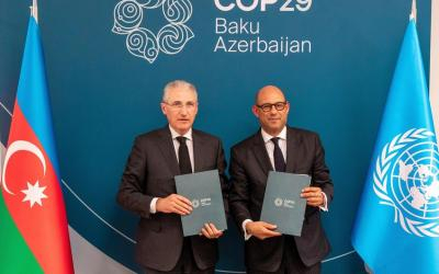  Azerbaiyán y la ONU firmaron un memorando de cooperación en materia de la seguridad 