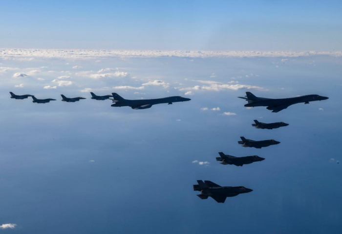 S. Korea, US, Japan stage joint air drills with B-1B bomber after NK ICBM launch