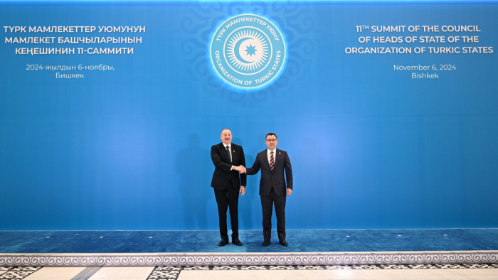  President Ilham Aliyev participates in 11th Summit of OTS Heads of State in Bishkek 